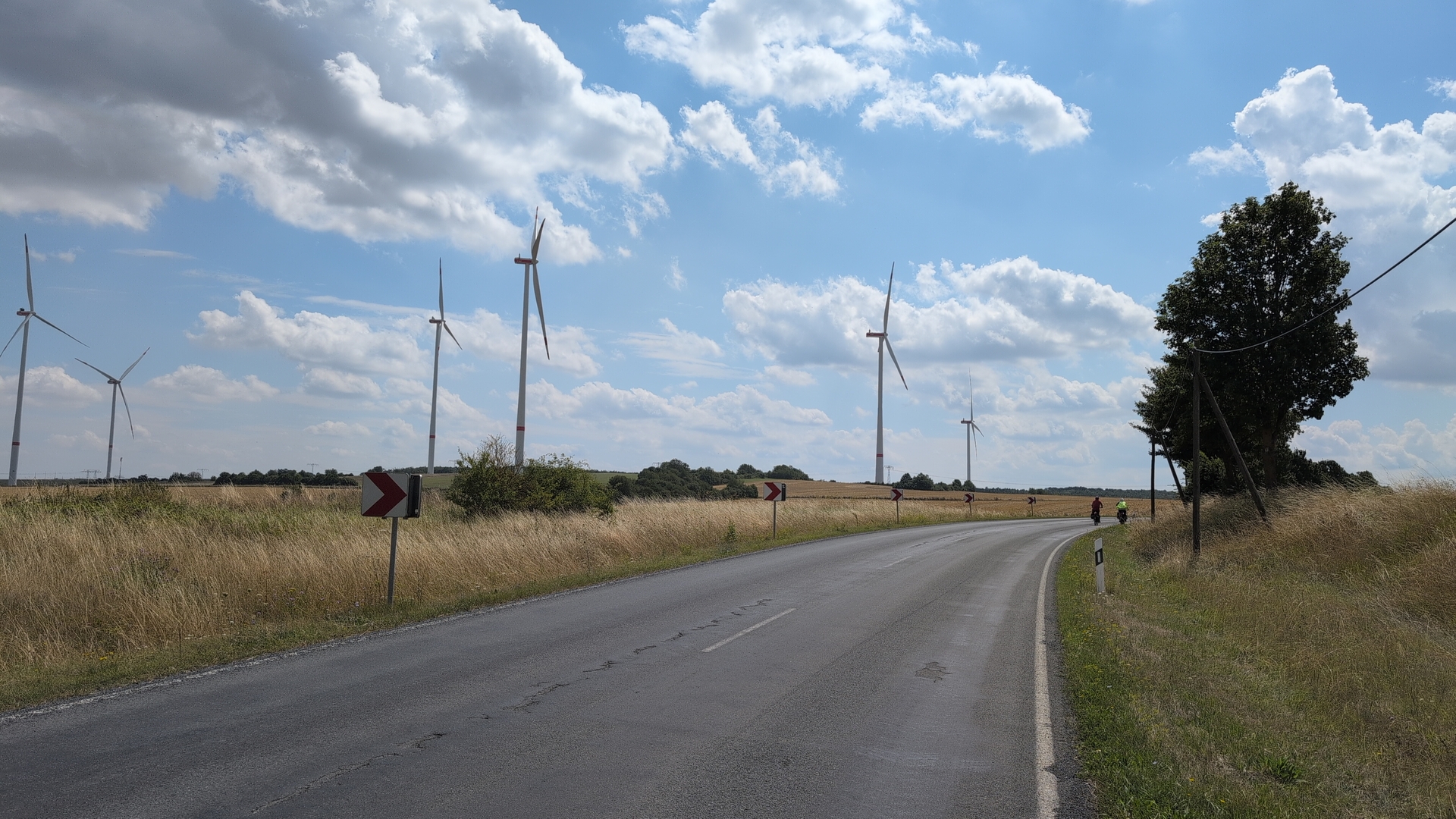 Road scenery in Germany