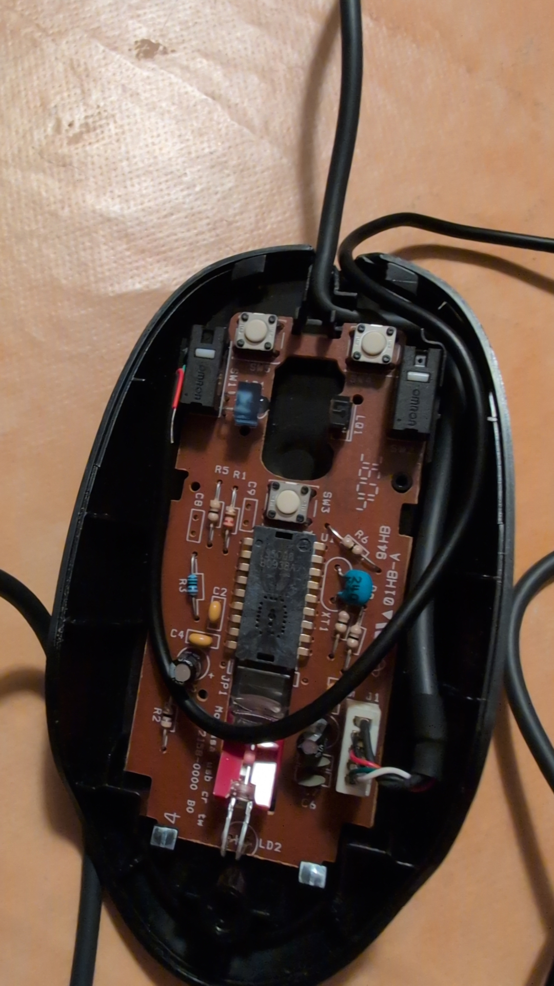 Mouse and cables