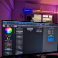 A simple LED setup, controllable via wlan with WLED