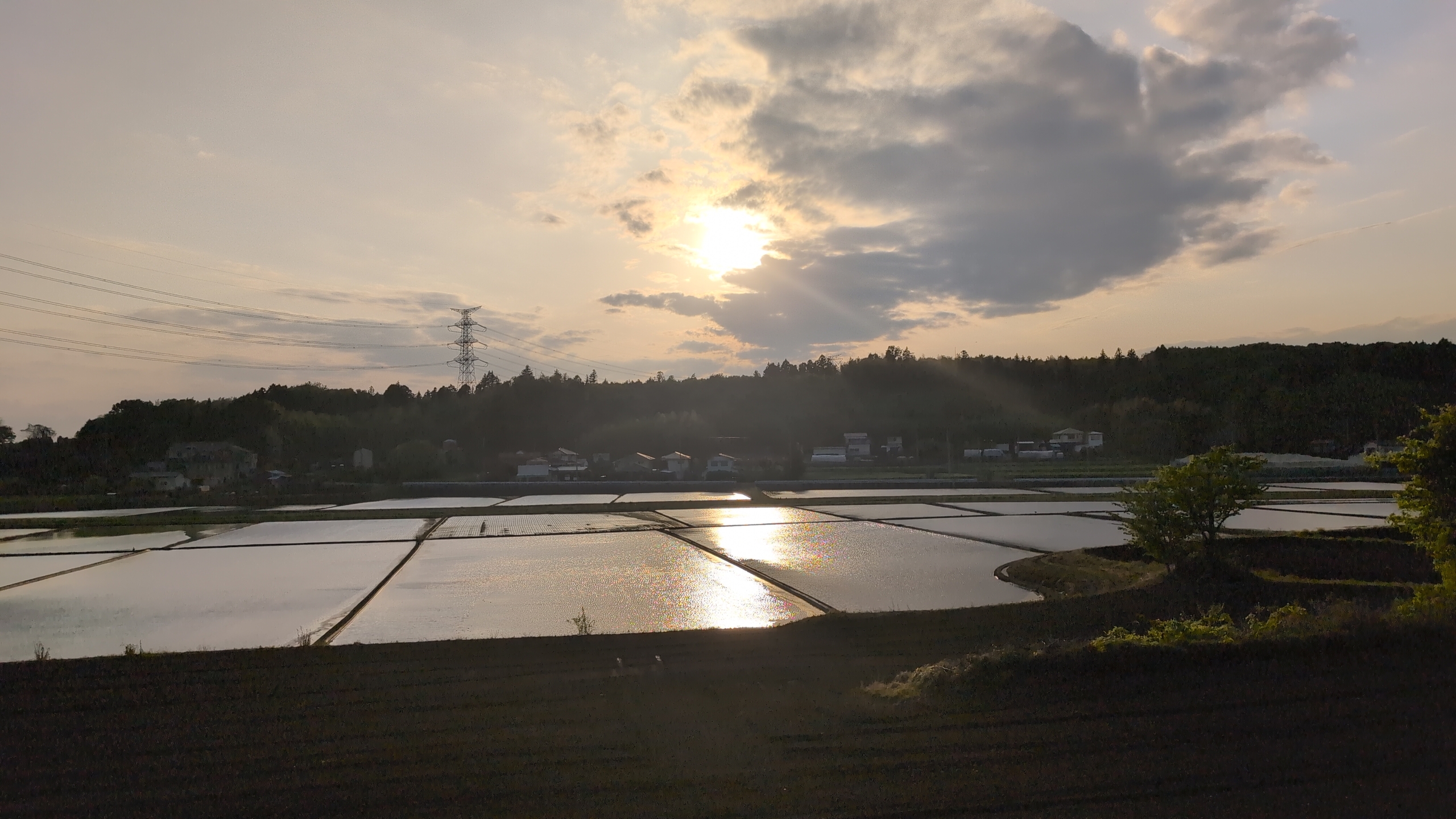 sinking sun